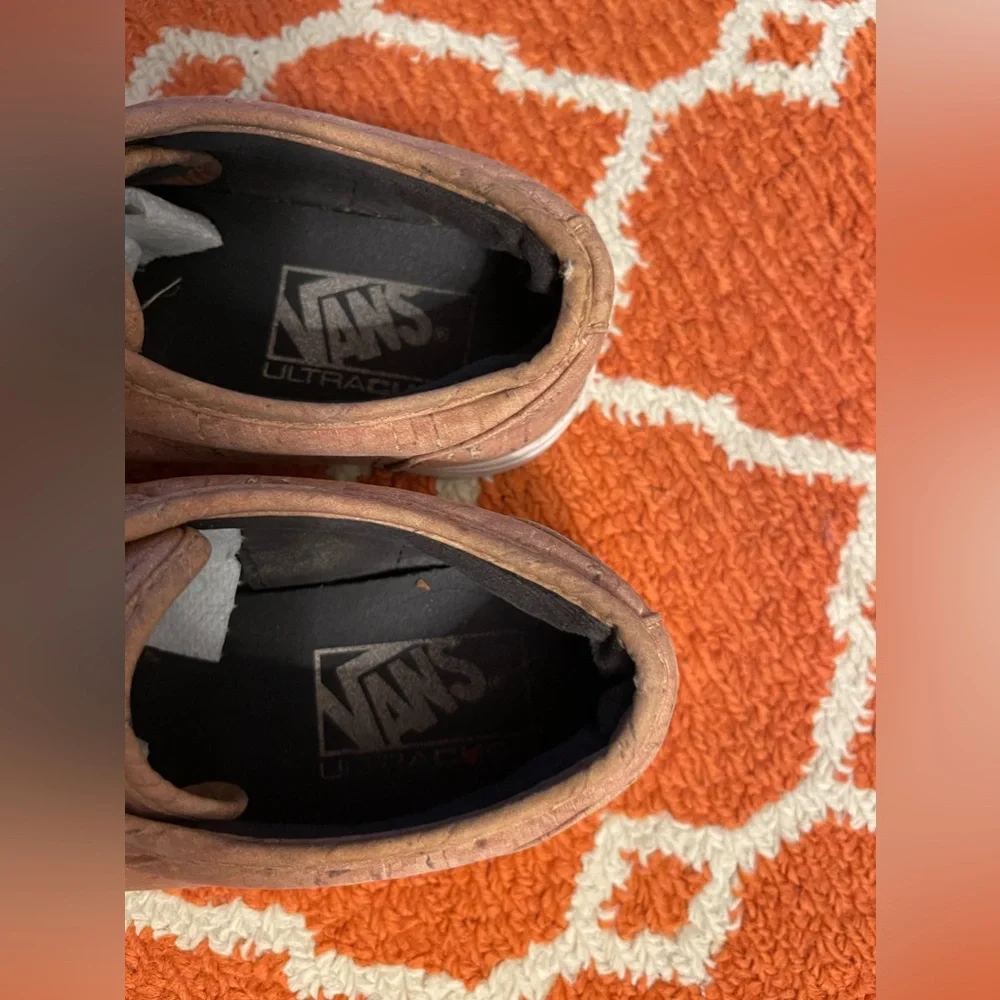 Vans 8.5 women’s a cork canvas shoe sneaker - Picture 3 of 11